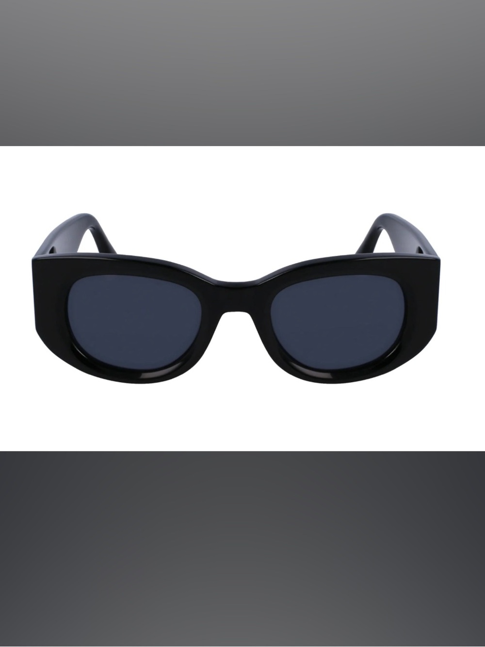 Victoria Beckham Black Sunglasses with Dark Lenses